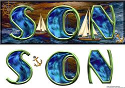Son on the Ocean's Waves