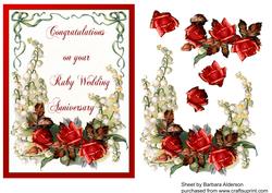 Ruby Wedding Anniversary