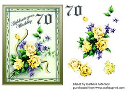 Celebrate Your 70th Birthday