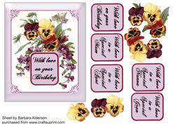 Pansies- with Love