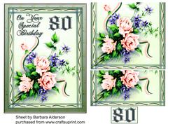 Special Birthday Aged 80(p)
