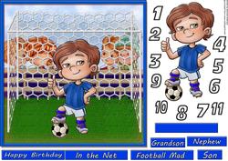 How Old? Little Blue Footballer