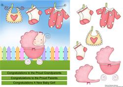 Congratulations - a New Baby Girl