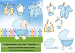 Congratulations - a New Baby Boy