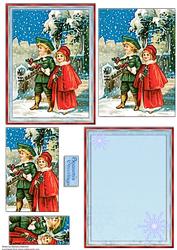 Christmas Young Couple A6