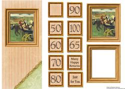 At the Races Age Card