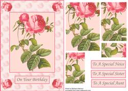 A Pink Rose or Two