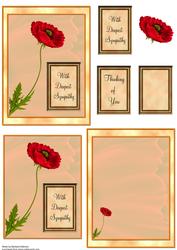 A6 Complete Sympathy Poppy