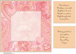 Paisley with Hearts and Flowers Inserts