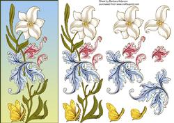 Floral Dl Panel