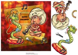 Hissing Snake Feels the Beat