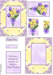 A6 All in One Daffodil Bouquet
