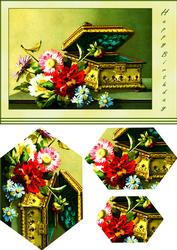 Jewelled Box and Flowers