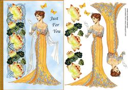 Golden Flowers for a Golden Lady