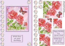 Pink Roses and Jewels