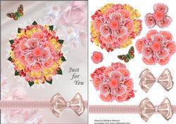 Large Bouquet of Mixed Roses