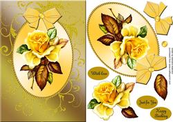 Golden Pearls and Roses