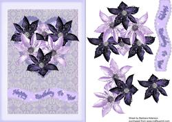 Happy Birthday to You Purple Flowers