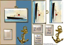 Cruise Liner and Anchor