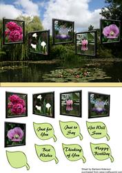 Monet's Garden Collage