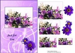 Pink and Purple Arrangement