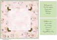 Shabby Chic Floral with a Butterfly Insert