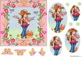 Bluebirds, Flowers and Butterflies for the Girl