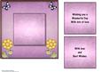 Sunflower Wishing Well Insert