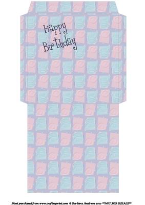 Cd/dvd Gift Sleeve - Birthday