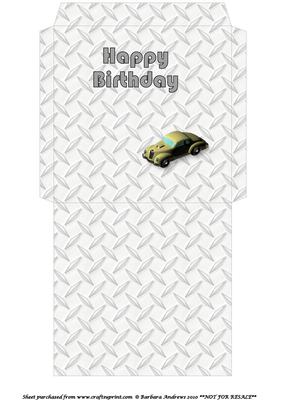 Cd/dvd Sleeve - Men's Birthday 1