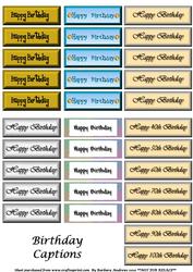 Birthday Captions