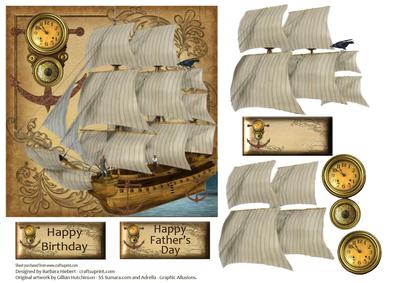 Time to Sail with Decoupage