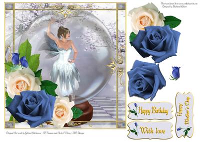 Blue Rose Ballerina