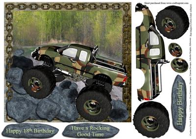 Rock Climbing Monster Truck