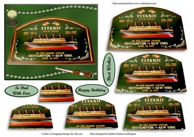 The Titanic Pyramid Card Topper
