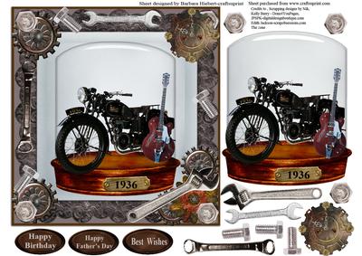 Project Restoration in Glass Display & Decoupage