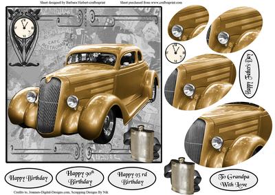 Gatsby Classic Car Topper & Twisted Oval Pyramid Layers