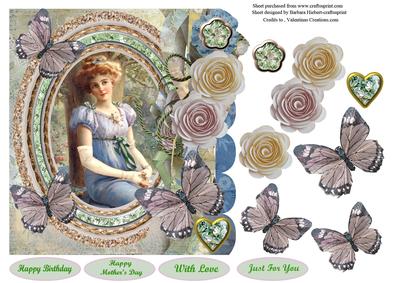 Relaxing in the Garden Over the Edge & Decoupage