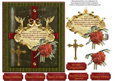 Lite of the World Christmas Topper & Decoupage