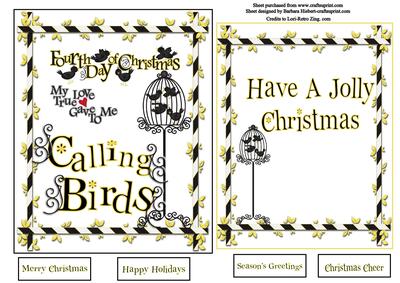Alternate Version Fourth Day of Christmas Song