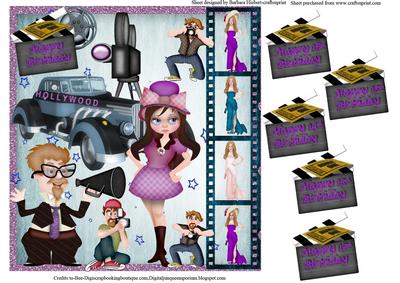 Hollywood Star Quick Card Topper