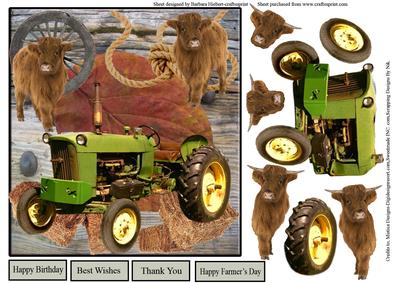 Fall on the Farm Card Topper & Decoupage