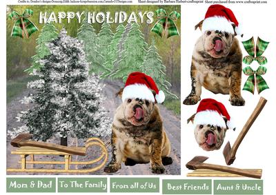 I Found the Perfect Tree Card Topper & Decoupage