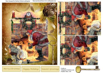 Santa's Special Key Topper & Pyramid Layers