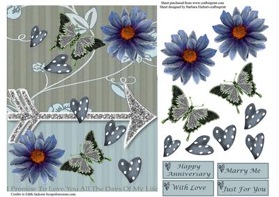 Promise to Love Card Topper & Decoupage