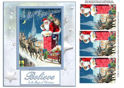 Believe in the Magic of Christmas Topper & Pyramid