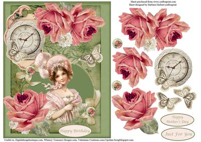 Endless Time Victorian Rose Topper & Decoupage