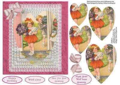 Just for You Granny Topper & Heart Pyramid Layers