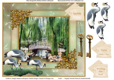 The Key to Nature's Beauty Card Topper