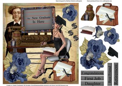 The New Graduate with Decoupage
